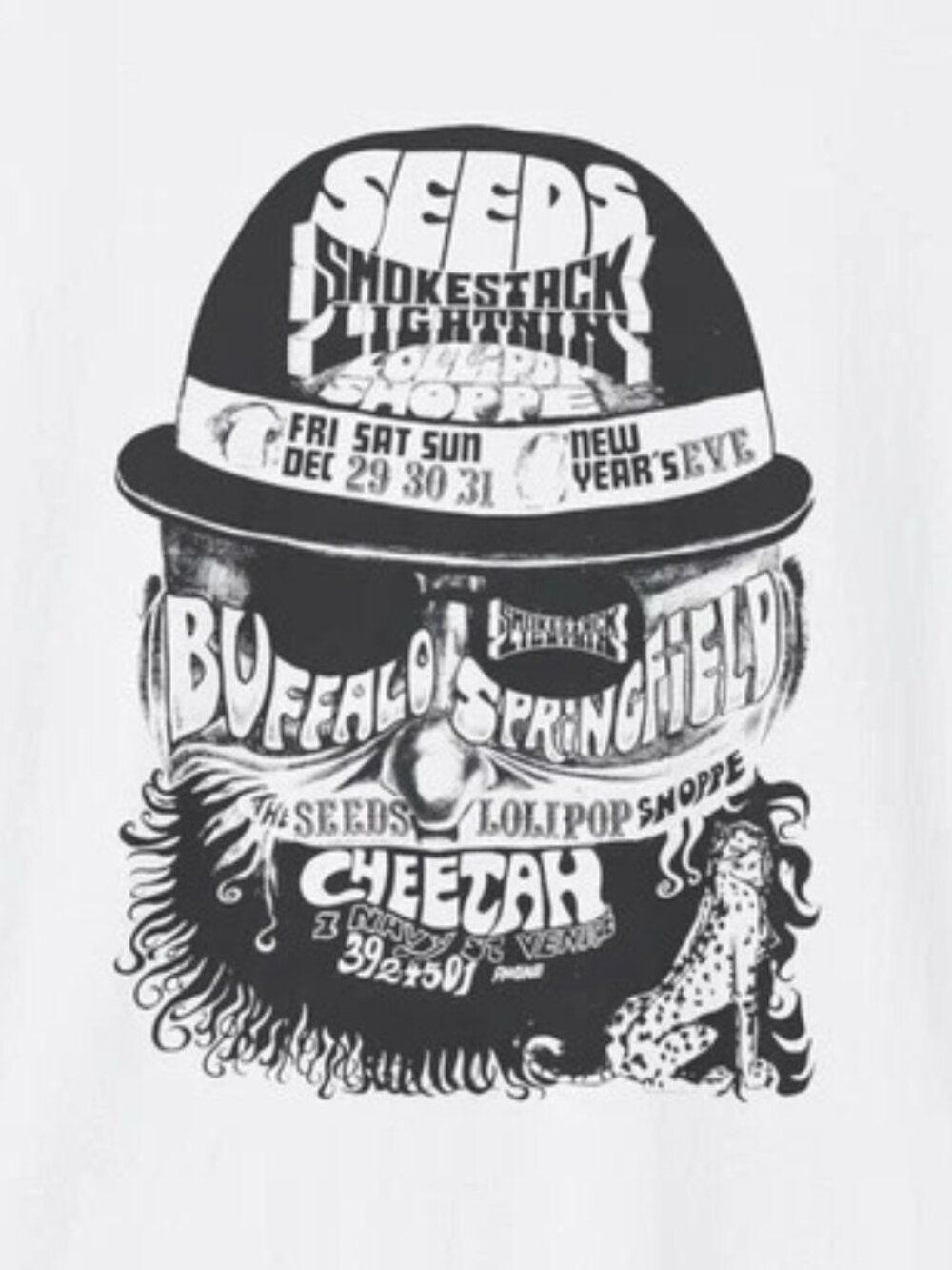 tshirt the seeds buffalo springfield lolipop Tee - Picture 2 of 4